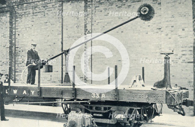 'Keeping the Tunnels Clean', 1922. Creator: Unknown.