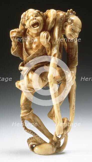 Ashinaga and Tenaga, Late 19th century. Creator: Hideaki.