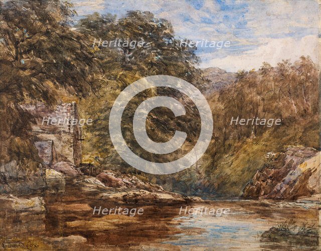 Pandy Mill, Bettws-y-Coed, 1840-1856. Creator: David Cox the Elder.