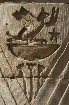Bird relief, Temple of Kom Ombo, Egypt, Ptolemaic Dynasty, 2nd century BC (2003). Creator: Unknown.