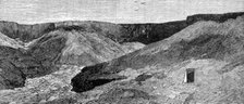Sketches in Egypt: the Ruins of Thebes - Valley of the Tombs of the Kings, 1883. Creator: Unknown.