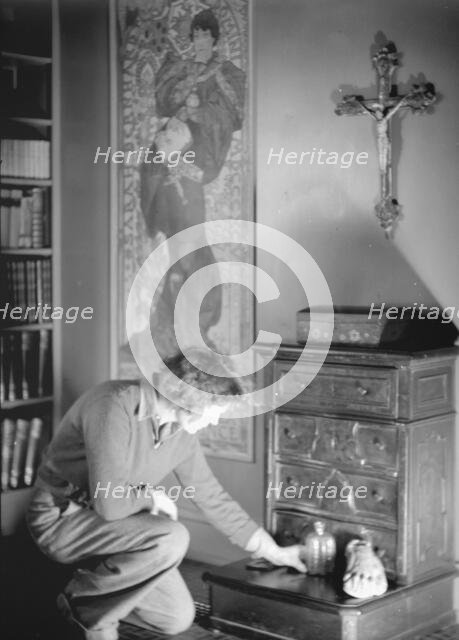 Le Gallienne, Eva, portrait photograph, 1937 Creator: Arnold Genthe.