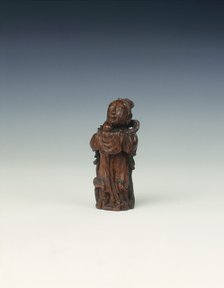 Sandalwood figure of a woman, Ming dynasty, China, 1368-1644. Artist: Unknown