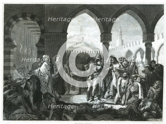 Napoleon Bonaparte in Jaffa (Israel) in the Egyptian campaign. Taken by the French in March 1799 …