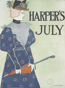 Harper's July, c1890 - 1907. Creator: Edward Penfield.