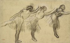 Three Studies of a Ballerina, late 19th century. Artist: Edgar Degas.