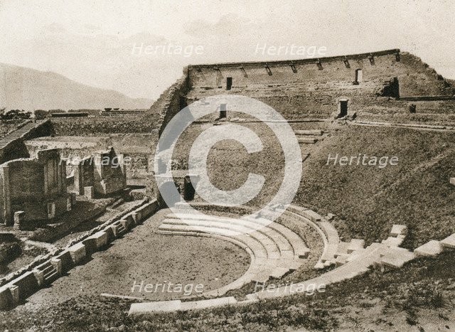 Teatro tragico, Pompeii, Italy, c1900s. Creator: Unknown.
