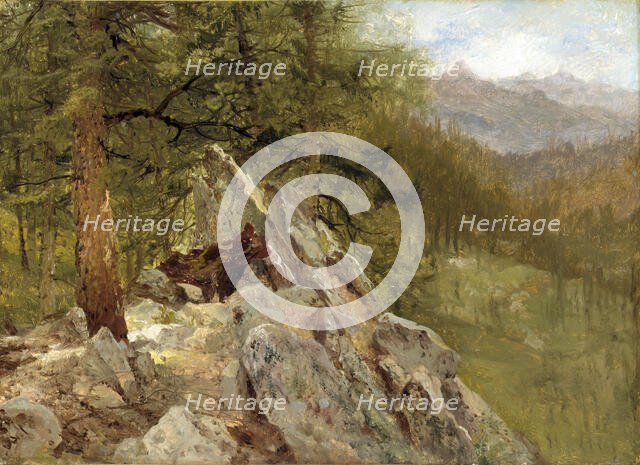 Western Landscape, 1870. Creator: John Frederick Kensett.