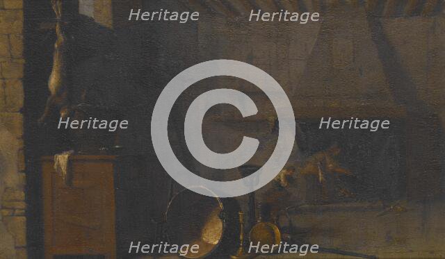 Kitchen with Hare, date unknown. Creator: Sébastien Bourdon.