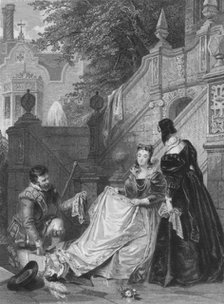 'Scene From Sir Walter Scott's Kenilworth. Wayland, Amy Robsart & Janet', 1834.  Creator: E Smith.