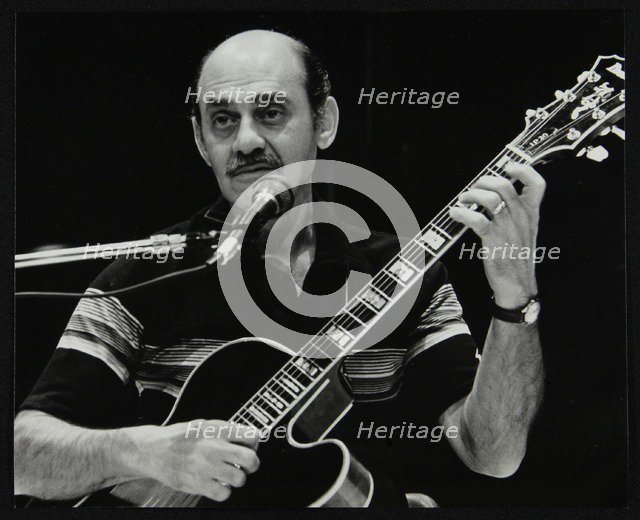 American guitarist Joe Pass playing at the Shaw Theatre, London, 31 July 1982. Artist: Denis Williams