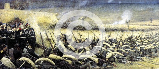 'Before the Offensive. Near Pleven', 1877-1878.  Artist: Vasily Vereshchagin