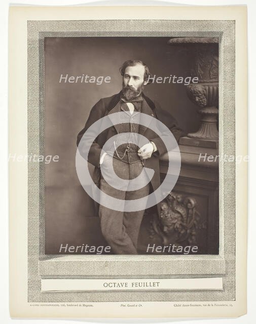 Octave Feuillet (French novelist and playwright, 1821-1890), 1876/84. Creator: Antoine-Samuel Adam-Salomon.