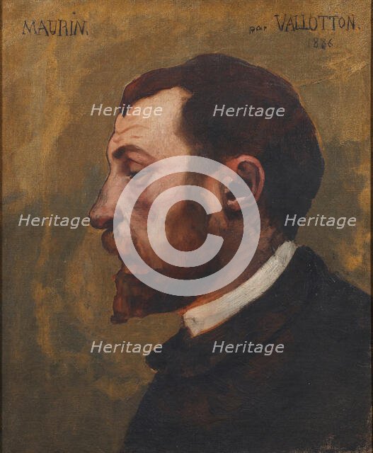 Charles Maurin, 1886. Creator: Vallotton, Felix Edouard (1865-1925).