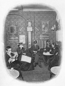 An Arab café, London, c1901 (1901). Artist: Unknown.