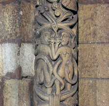 Detail from Lincoln Cathedral, 12th century. Artist: Unknown