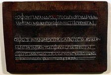 Wax writing tablet, 2nd century? Creator: Unknown.