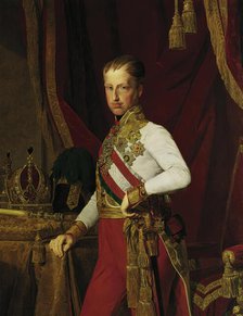 Emperor Ferdinand I of Austria, 1839. Creator: Ferdinand Georg Waldmuller.