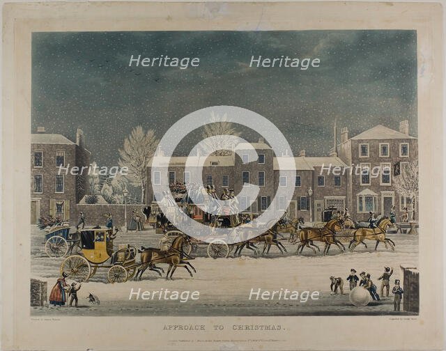 Approach to Christmas, n.d. Creator: George Hunt.