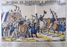 'Entrée of Napoleon to Grenoble', March 1815, 19th century. Artist: Unknown