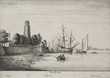 Dordrecht. Creator: Wenceslaus Hollar (Bohemian, 1607-1677).