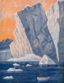 'The Dramatic Birth of a Giant Iceberg', 1935. Artist: Unknown.