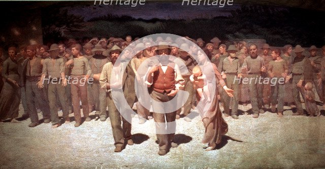 The fourth state, work by Giuseppe Pelliza da Volpedo.