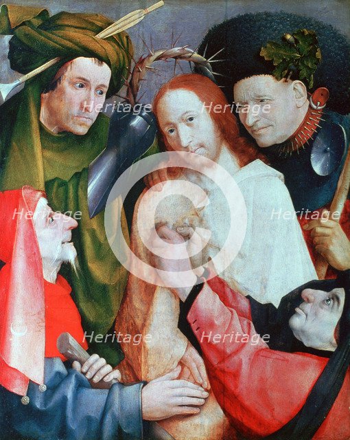 'Christ Mocked (The Crowning with Thorns)', c1490-1500. Artist: Hieronymus Bosch