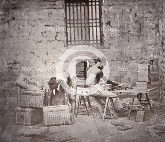 Brick tea packaging, end of 19th century. Creator: Nikolai Apollonovich Charushin.