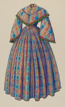 Visiting Gown, c. 1938. Creator: Hans Mangelsdorf.