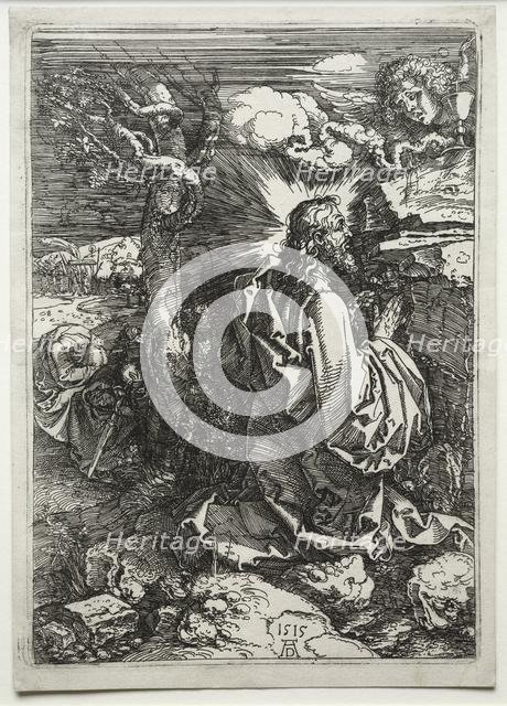 Christ on the Mount of Olives, 1515. Creator: Albrecht Dürer (German, 1471-1528).