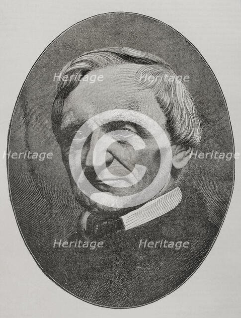 Portrait of John (1801-1873). King of Saxony (1854-1873), 1871.  Creator: Unknown.