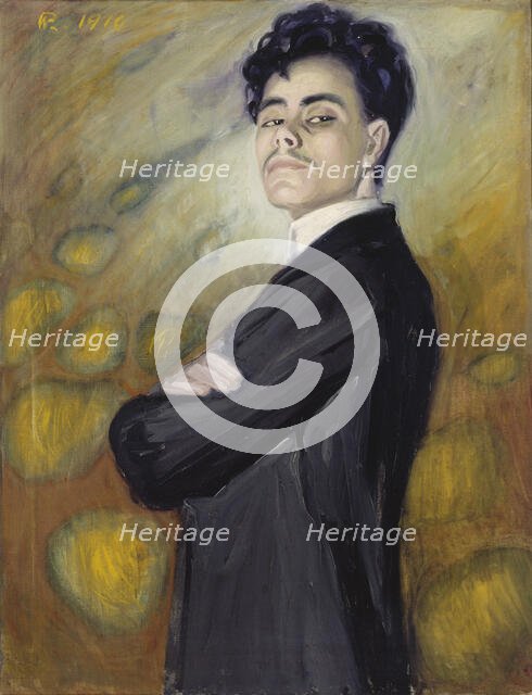 Self-Portrait, 1910. Creator: Valle Rosenberg.