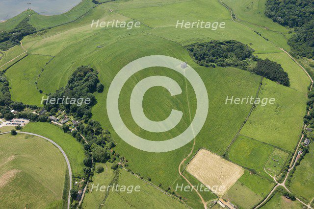 St Catherine's Chapel, field system and quarries at Chapel Hill, Abbotsbury, Dorset, 2014. Creator: Historic England Staff Photographer.