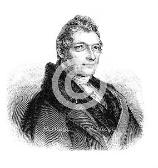 Franz Xaver Gabelsberger, German inventor of Gabelsberger shorthand, (1900). Artist: Unknown