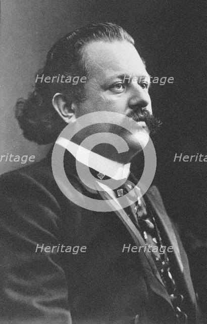 Portrait of pianist and composer Alfred Reisenauer (1863-1907). Creator: Anonymous.