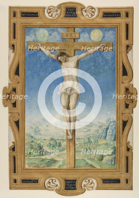 The Crucifixion, about 1545. Creator: Vincent Raymond.