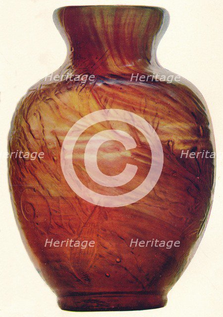 Glass Vase by E. Galle, c1846-1903, (1903). Artist: Emile Galle