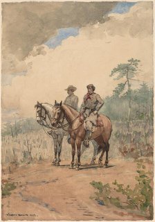 Two Scouts, 1887. Creator: Winslow Homer.