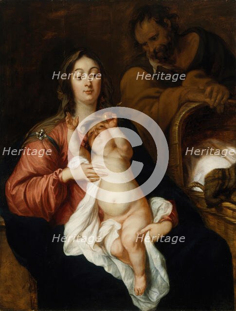 The Holy Family, late 1640s. Creator: Thomas Willeboirts.