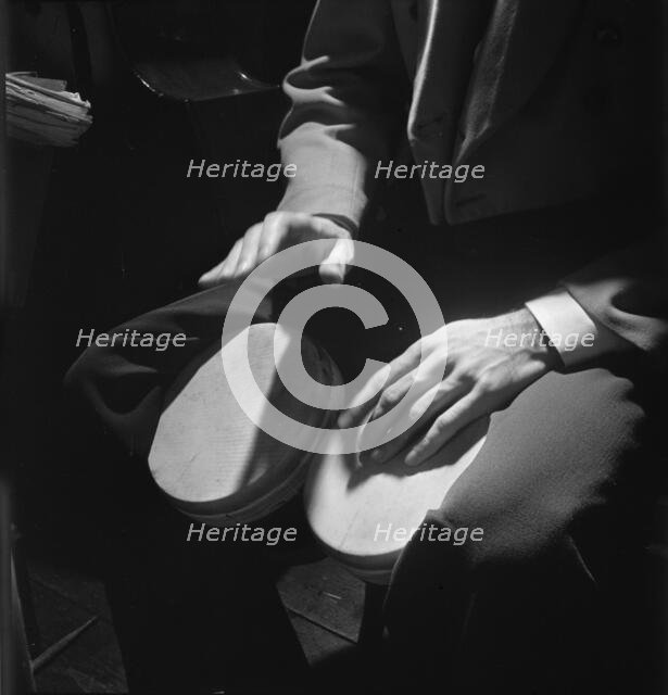 Noro Morales' orchestra, Glen Island Casino(?), New York, N.Y., ca. July 1947. Creator: William Paul Gottlieb.