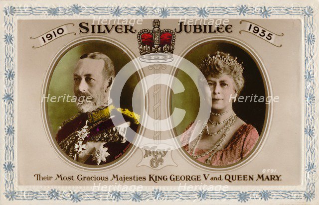 'Silver Jubilee 1910-1935, May 6th - King George V and Queen Mary', 1935. Creator: Unknown.
