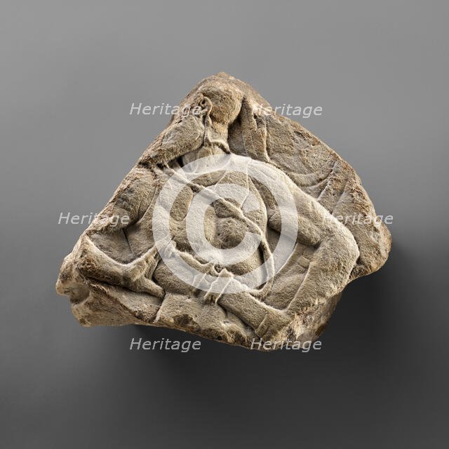 Fragment of an Archaistic Relief with a Warrior, late 1st century B.C. Creator: Unknown.