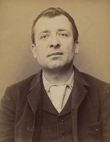 Dufour. Louis. 37 ans, né à Port-Ste-Marie (Lot & Garonne). Bijoutier. Anarchiste. , 1894. Creator: Alphonse Bertillon.