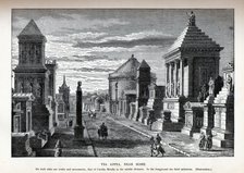 Via Appia Near Rome (Reconstruction), 1882. Artist: Anonymous  