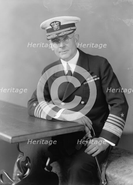 Standley, William H. Admiral - Portrait, 1935. Creator: Harris & Ewing.