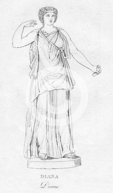 'Diana (Diane)', c1850. Artist: Unknown.