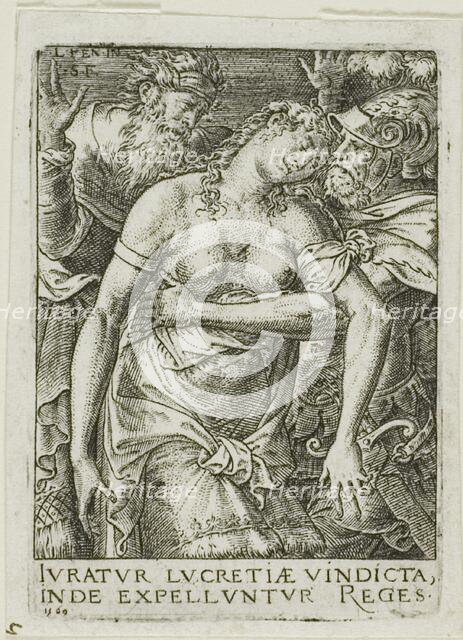Lucretia, 1569. Creator: Etienne Delaune.