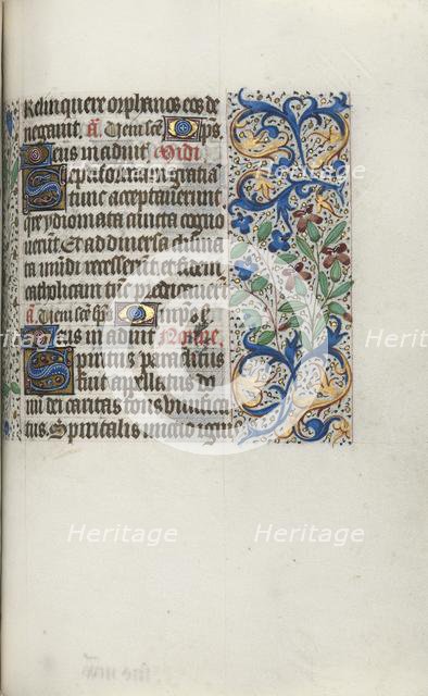 Book of Hours (Use of Rouen): fol. 101r, c. 1470. Creator: Master of the Geneva Latini (French, active Rouen, 1460-80).