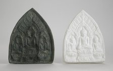 Mold for a Buddhist Votive Tablet, 12th-13th century. Creator: Unknown.